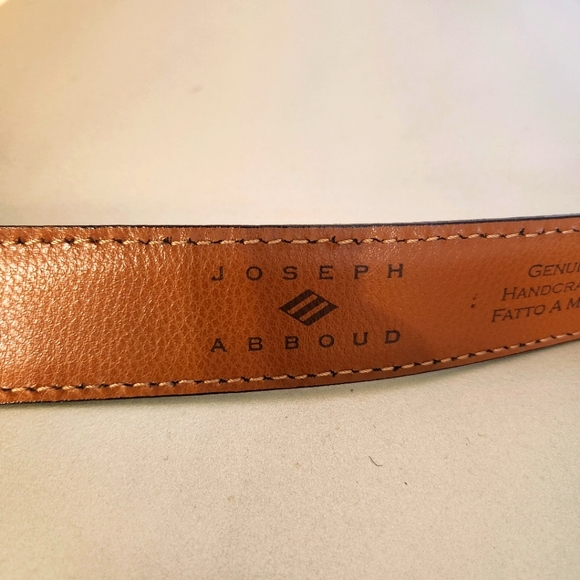 NWOT Joseph Abboud Leather Belt- Sz 38 - Picture 5 of 6
